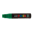 Uni Posca Permanent Paint Marker 15.0mm Extra-Broad Chisel Green PC-17K